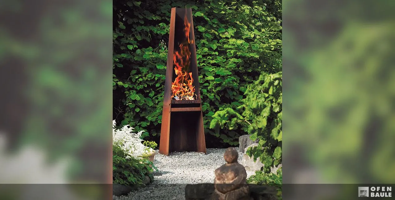Feuerstelle GIZEH, Cortenstahl