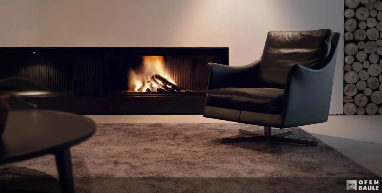 Horizontal-Kamin MF mit Gußlamellen