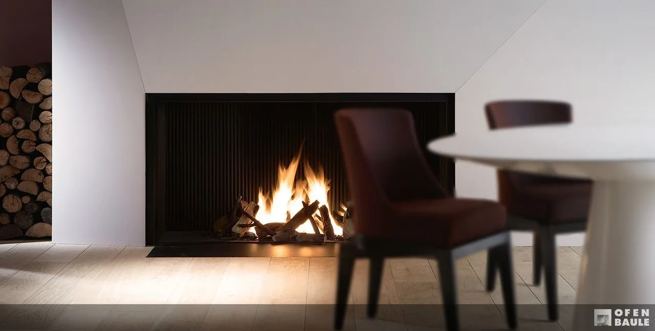 Stil-Kamin, offen 150 MF, bodentief