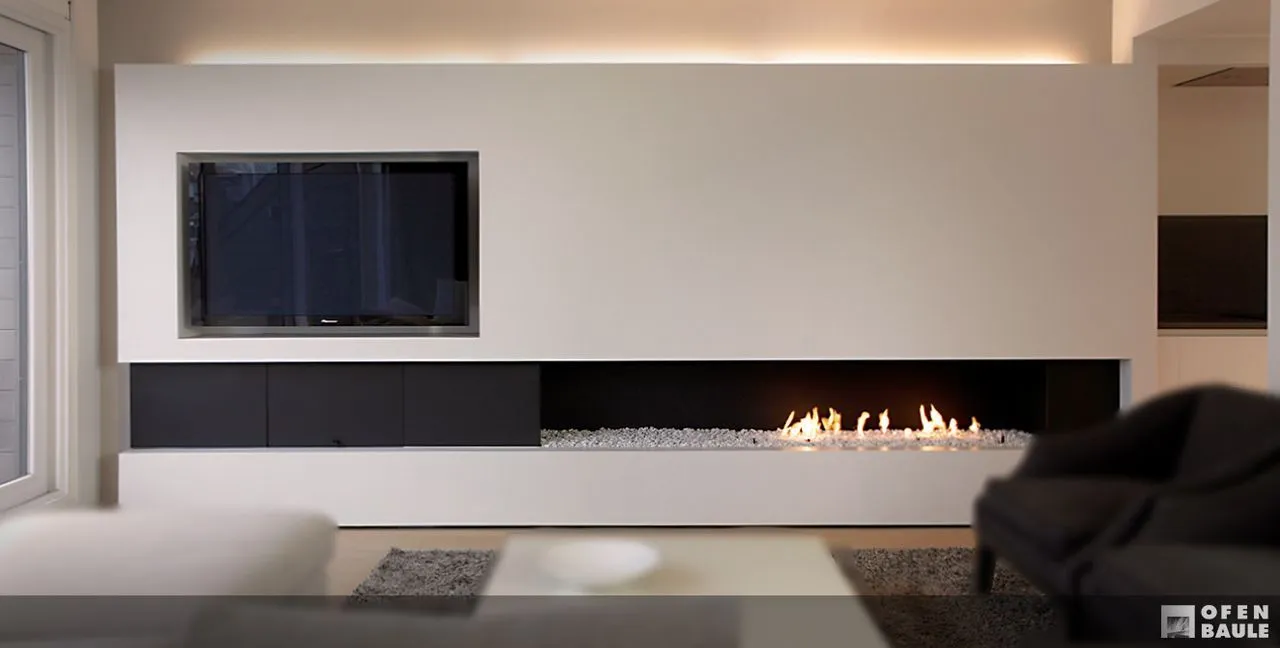 Offener Horizontal-Kamin, 190 MF